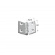 NICKEL PLATED BRASS FLAT HINGE 25x25 ITALY